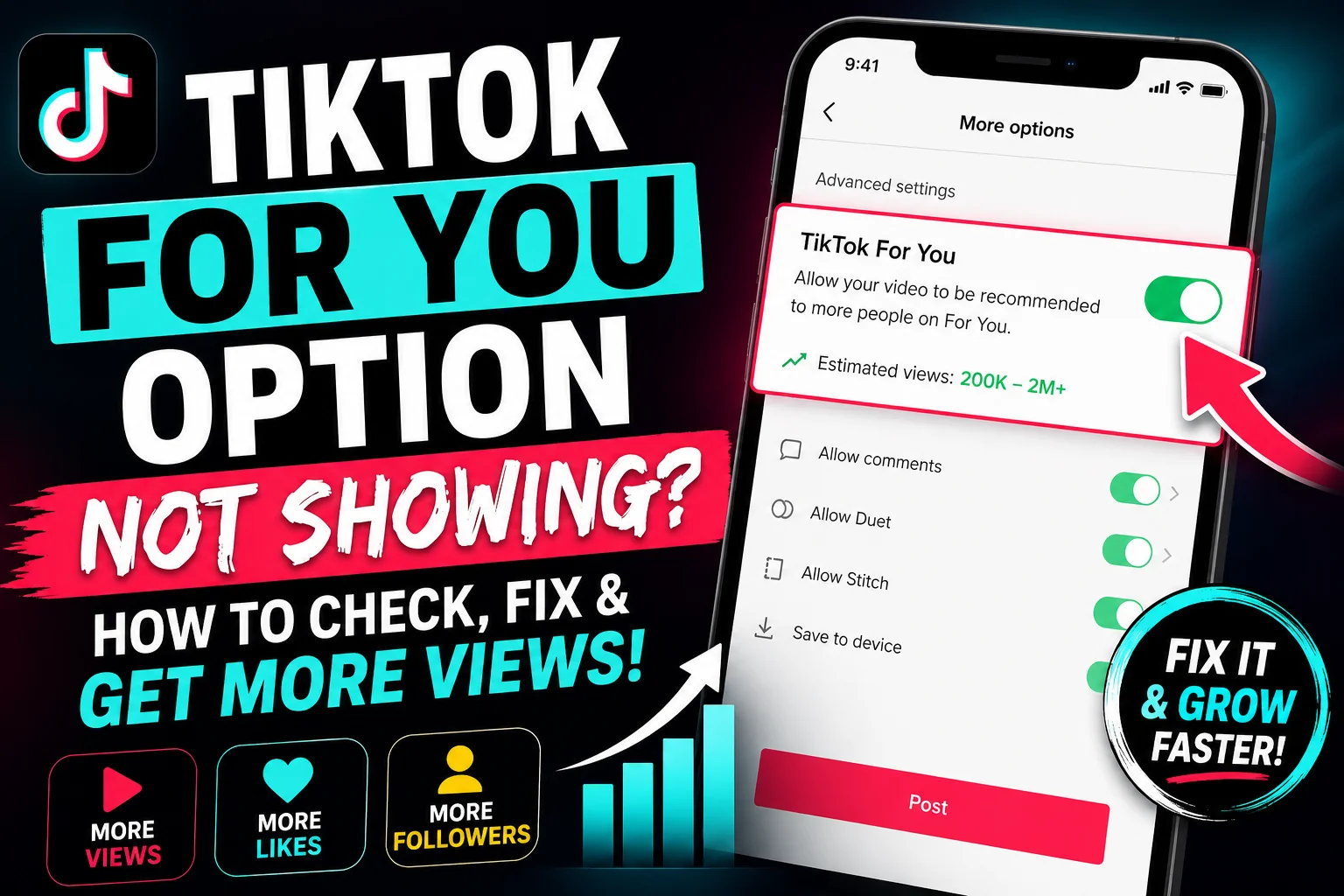 TikTok For You Option Not Showing? How to Check, Fix, and Increase Views