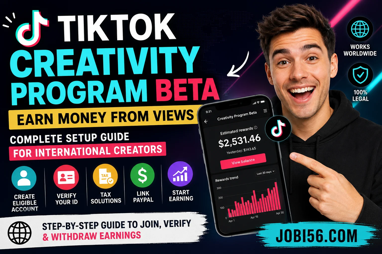 How to Join TikTok Creativity Program Beta & Withdraw Earnings in 2026