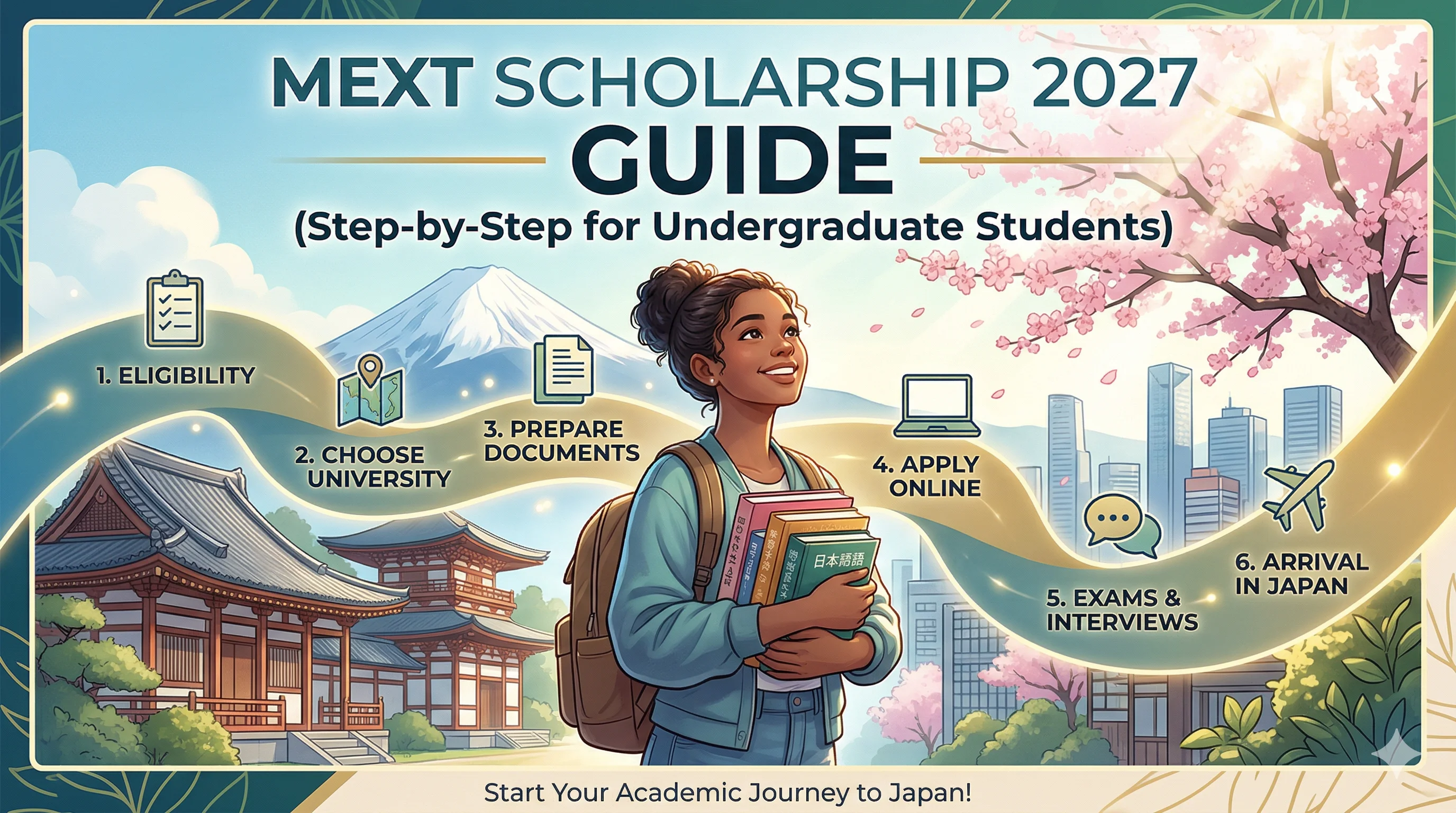 MEXT Scholarship 2027 Guide (Step-by-Step for Undergraduate Students)