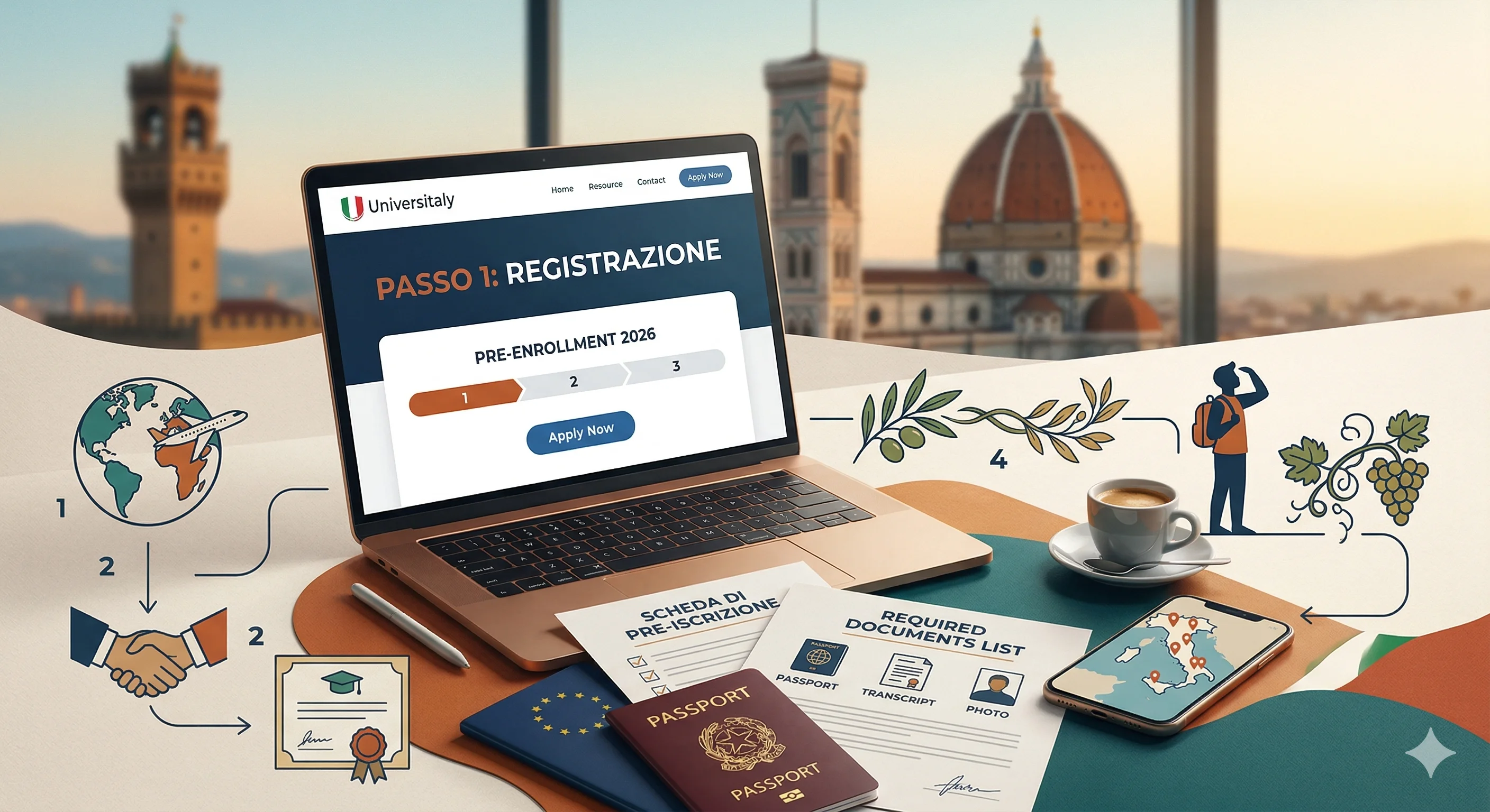 Italy Pre-Enrollment 2026 Guide for International Students (Step-by-Step Universitaly Process)