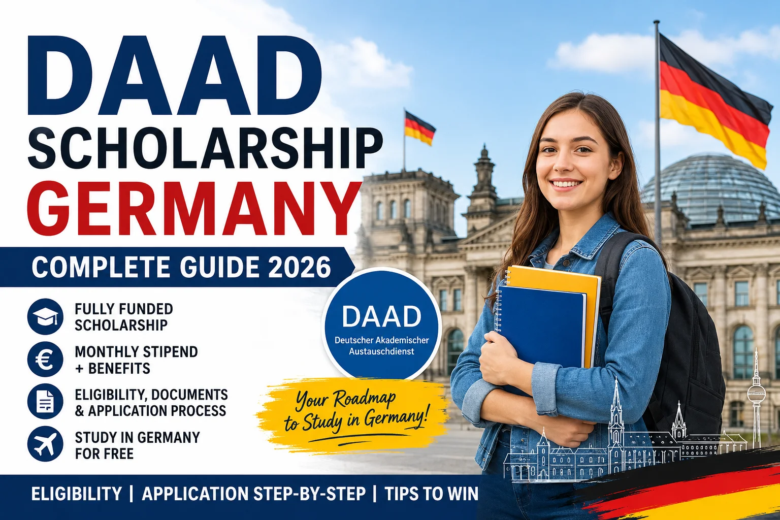 DAAD Scholarship Germany 2026 – Complete Guide to Apply & Win Fully Funded Scholarships